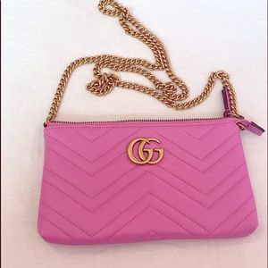 GG Marmont 2.0 Leather Wallet on Chain/FINAL PRICE